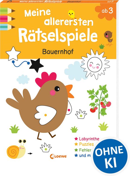 Produktbild: Meine allerersten R&auml;tselspiele - Bauernhof