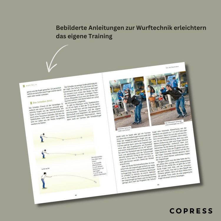 Produktbild: P&eacute;tanque. Grundlagen, Technik, Taktik, Training, Spielformen.
