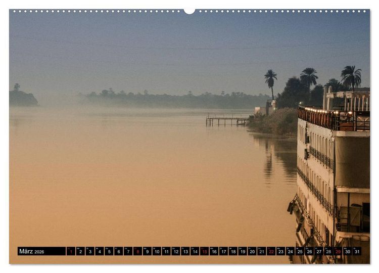Produktbild: Abenteuer auf dem Nil. Eine Reise von Luxor nach Abu Simbel (hochwertiger Premium Wandkalender 2026 DIN A2 quer), Kunstdruck in Hochglanz