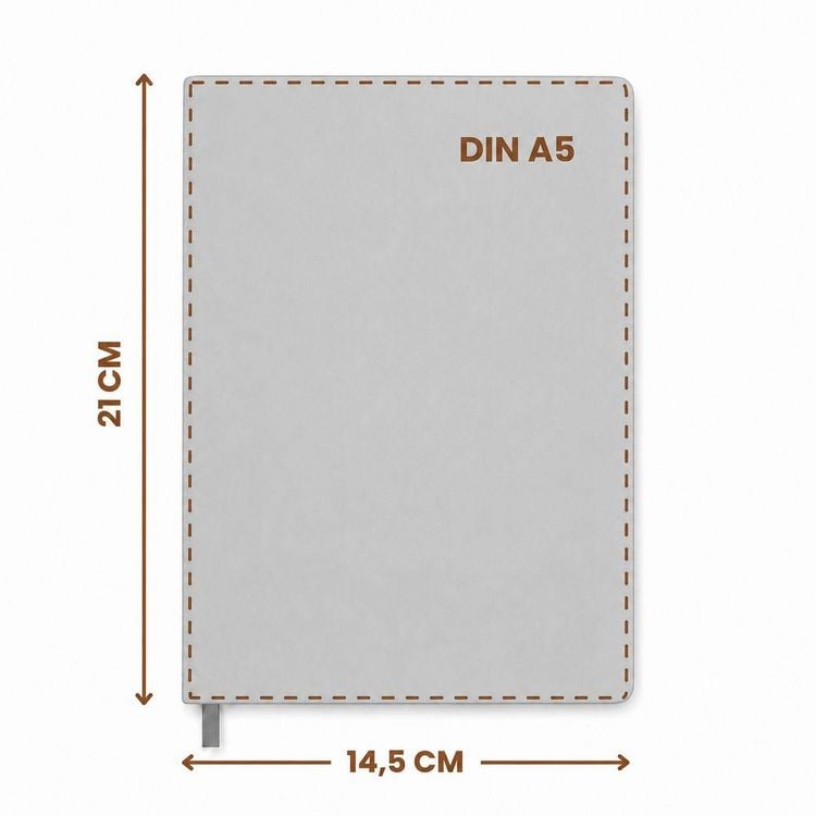 Produktbild: Buchkalender 1T/1S 336S schwarz 2027