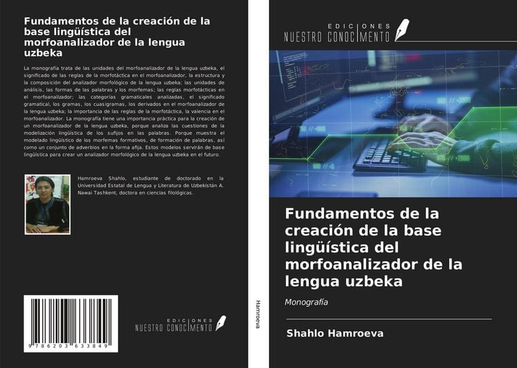 Produktbild: Fundamentos de la creaci&oacute;n de la base ling&uuml;&iacute;stica del morfoanalizador de la lengua uzbeka