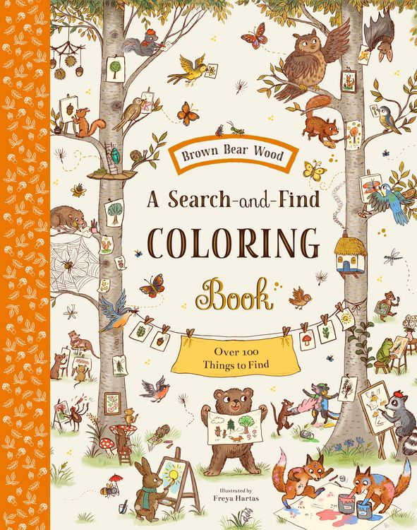 Produktbild: Brown Bear Wood: A Search-And-Find Coloring Book