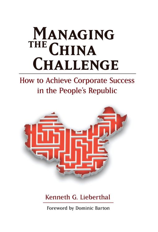 Produktbild: Managing the China Challenge