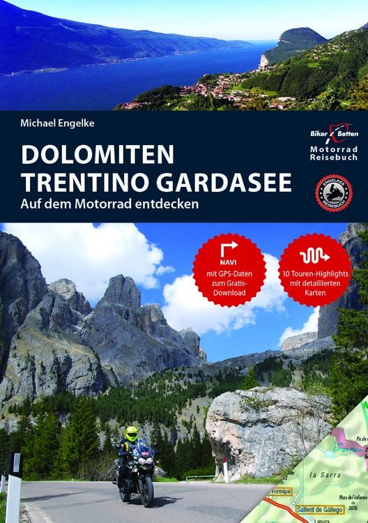 Produktbild: Motorrad Reisef&uuml;hrer Dolomiten Trentino Gardasee