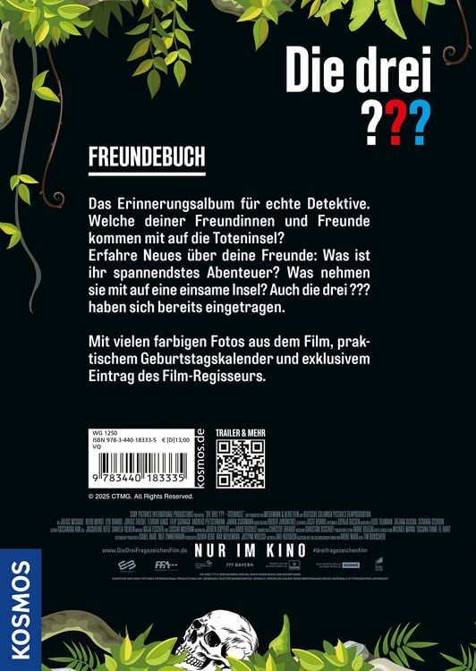 Produktbild: Die drei ??? Freundebuch