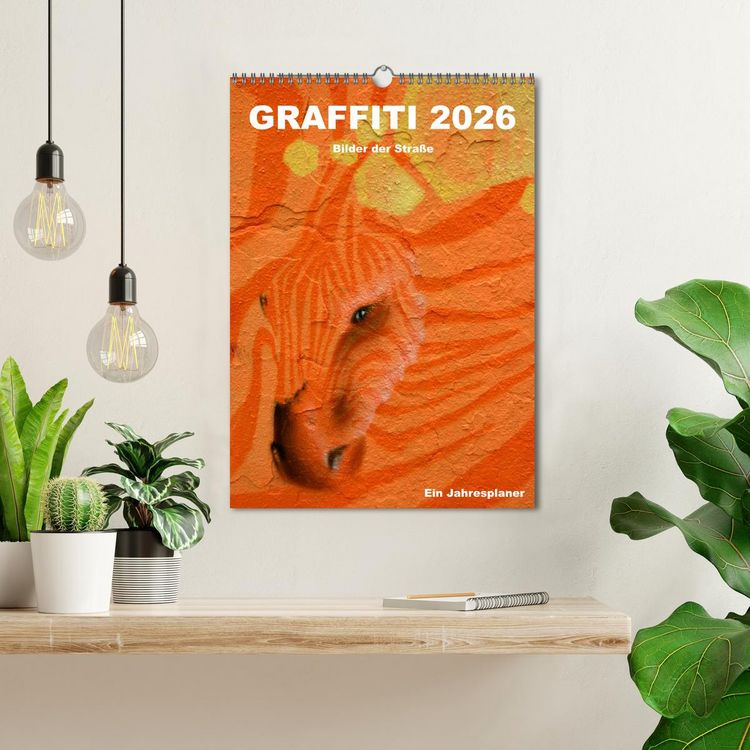 Produktbild: GRAFFITI 2026 / Planer (Wandkalender 2026 DIN A3 hoch), CALVENDO Monatskalender