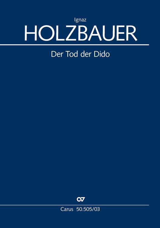 Produktbild: Der Tod der Dido (Klavierauszug)