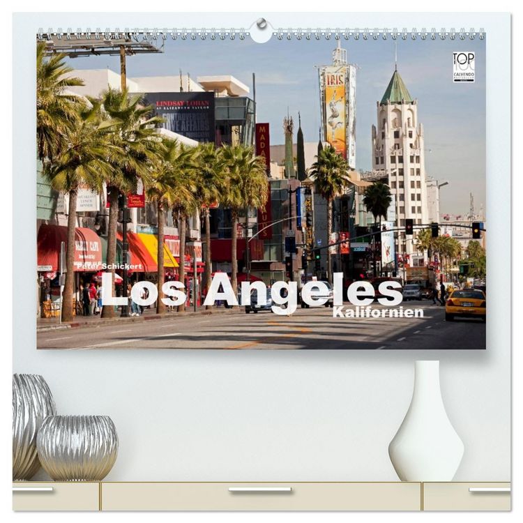 Produktbild: Los Angeles - Kalifornien (hochwertiger Premium Wandkalender 2026 DIN A2 quer), Kunstdruck in Hochglanz