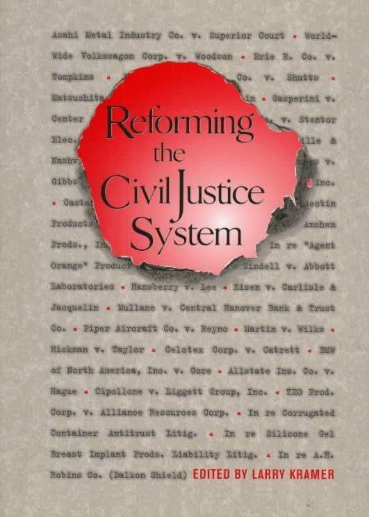 Produktbild: Reforming the Civil Justice System
