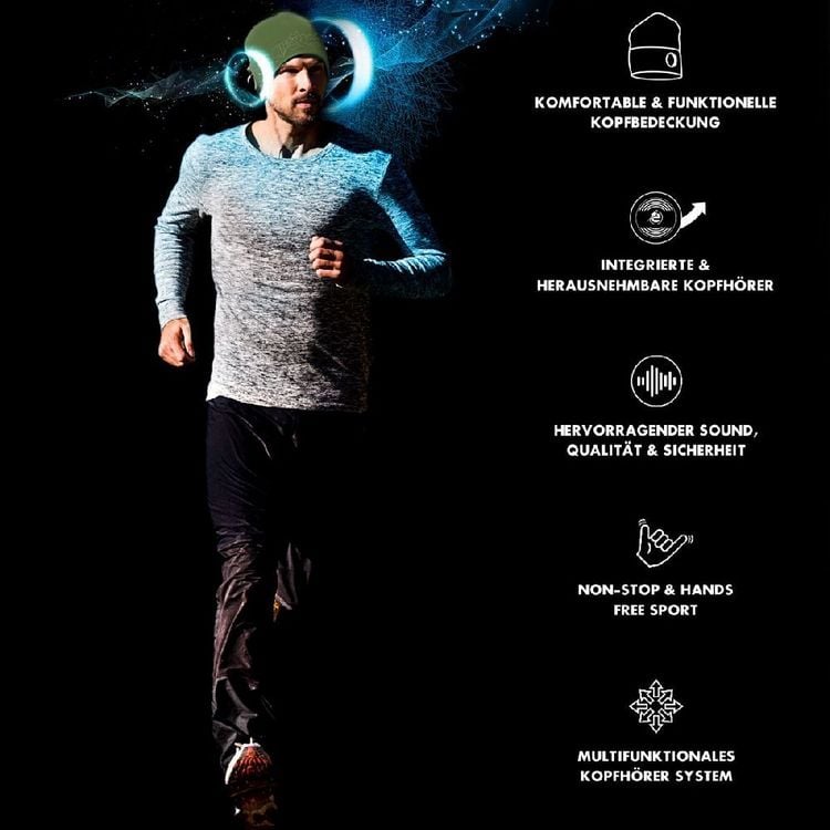 Produktbild: Sport Light Beanie Set Gr&uuml;n Onesize