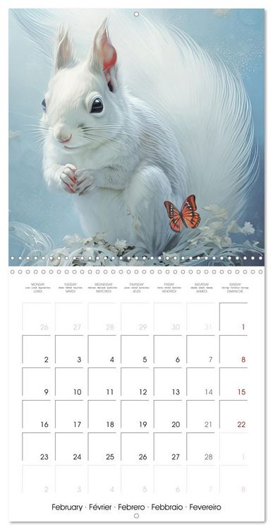 Produktbild: Delicate animal portraits (Wall Calendar 2026 12 &times; 12 Inch) CALVENDO 12 Month Wall Calendar