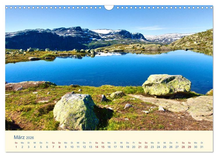 Produktbild: Trolltunga (Wandkalender 2026 DIN A3 quer), CALVENDO Monatskalender