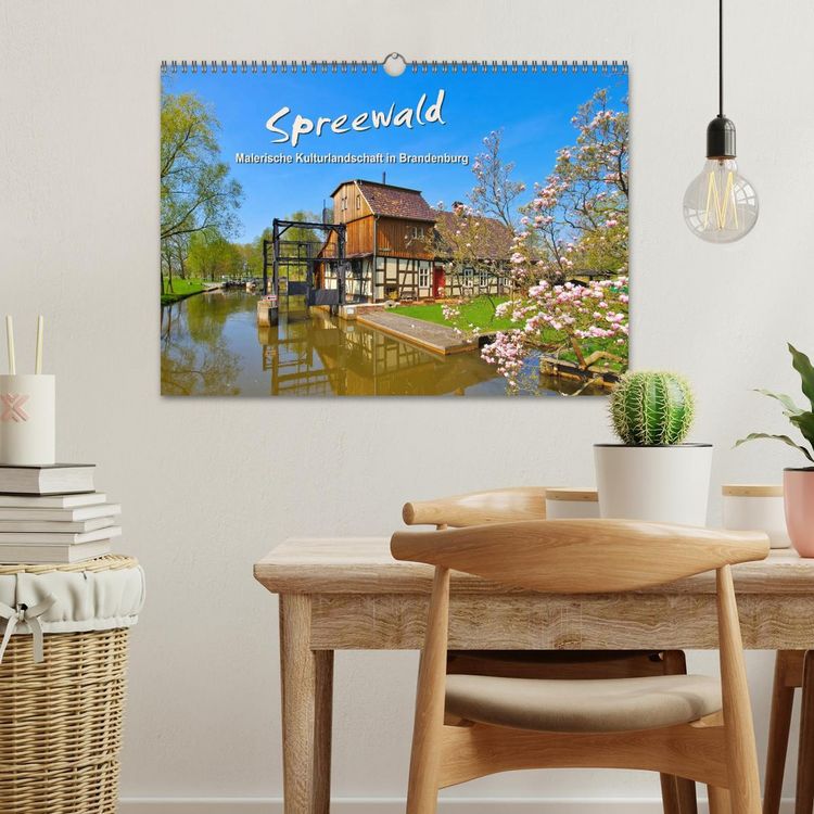 Produktbild: Spreewald - Malerische Kulturlandschaft in Brandenburg (Wandkalender 2026 DIN A3 quer), CALVENDO Monatskalender
