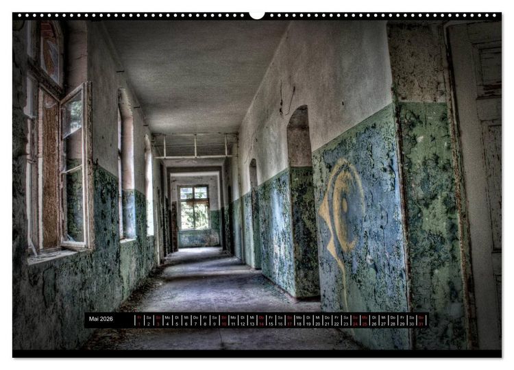 Produktbild: Lost Places, Vergessene Orte / AT-Version (Wandkalender 2026 DIN A2 quer), CALVENDO Monatskalender