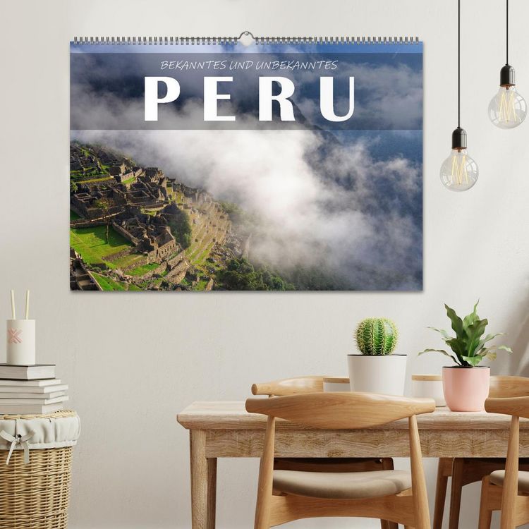 Produktbild: Bekanntes und Unbekanntes Peru (Wandkalender 2026 DIN A2 quer), CALVENDO Monatskalender