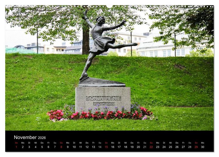 Produktbild: Oslo (Wandkalender 2026 DIN A2 quer), CALVENDO Monatskalender