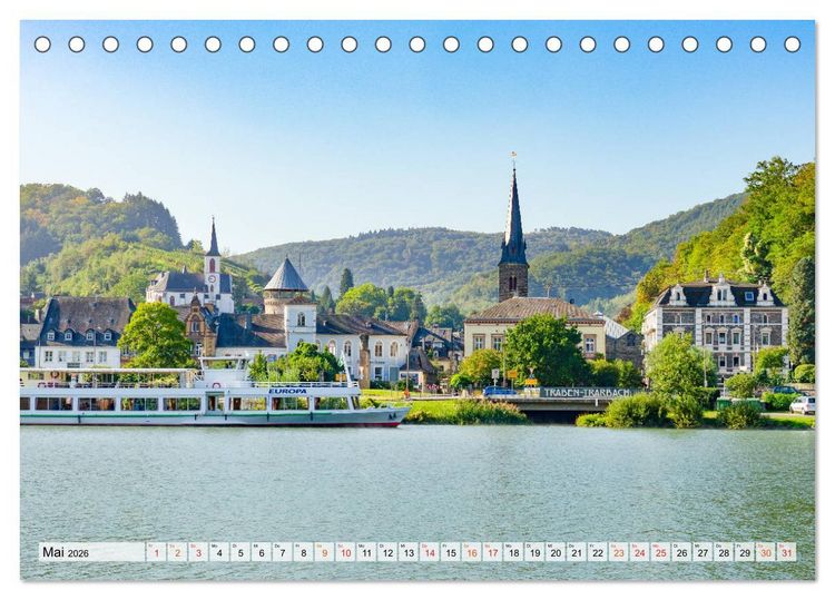 Produktbild: Traben Trarbach Impressionen (Tischkalender 2026 DIN A5 quer), CALVENDO Monatskalender