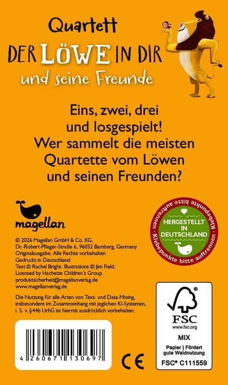 Produktbild: Quartett - Der L&ouml;we in dir und seine Freunde