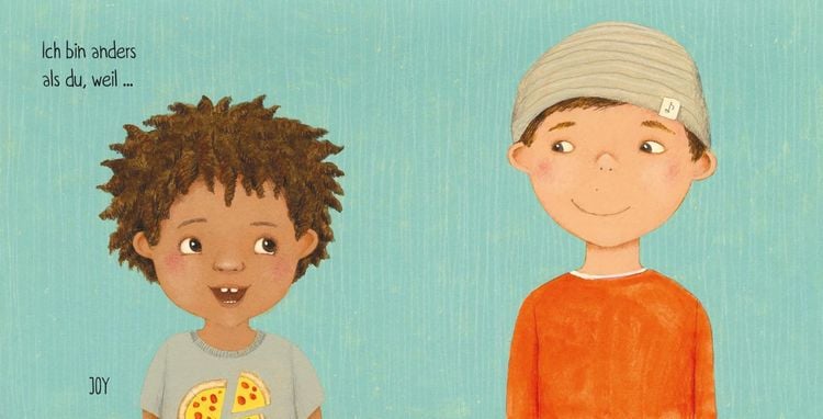 Produktbild: Ich bin anders als du &ndash; Ich bin wie du: Das riesengro&szlig;e Wende-Bilderbuch mit Spieltipps
