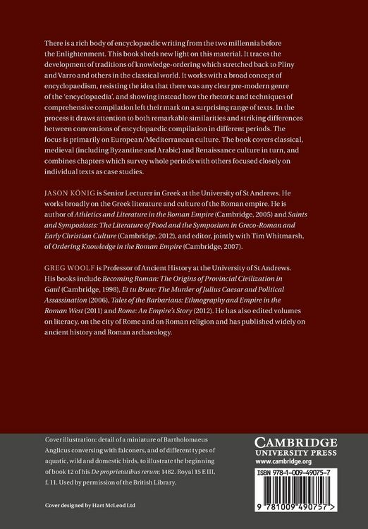 Produktbild: Encyclopaedism from Antiquity to the Renaissance