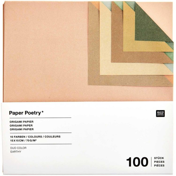 Produktbild: Origami Duo Color, , 15 x 15 cm, 100 Blatt