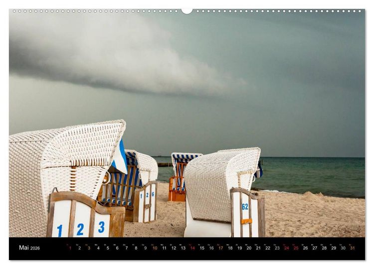 Produktbild: Sehnsucht Hiddensee 2026 (Wandkalender 2026 DIN A2 quer), CALVENDO Monatskalender