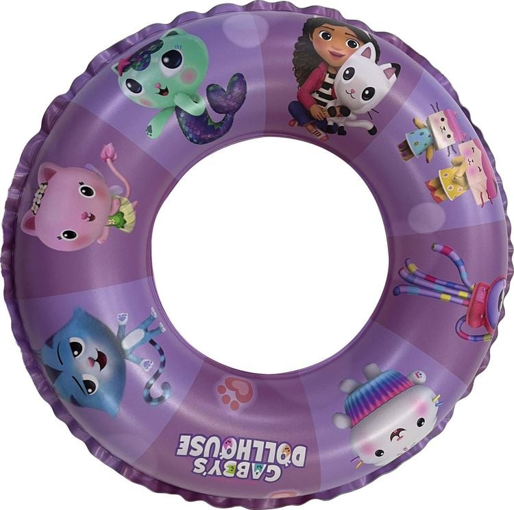 Produktbild: HAPPYPEOPLE Gabby's Dollhouse Schwimmring, aufgeblasen ca. 45 cm