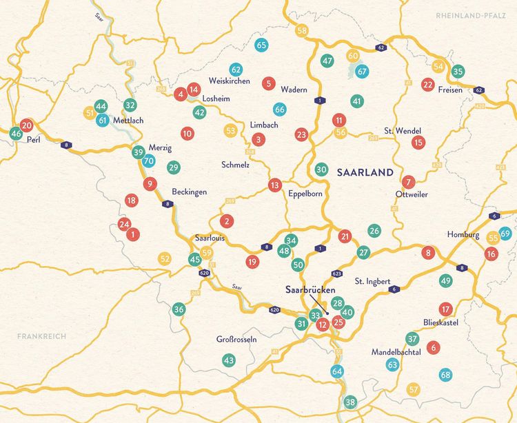 Produktbild: Meine Auszeiten - Saarland