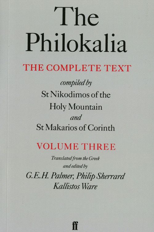 Produktbild: The Philokalia Vol 3