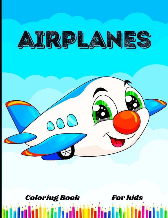Produktbild: Airplane Coloring Book for Kids Ages 4-8