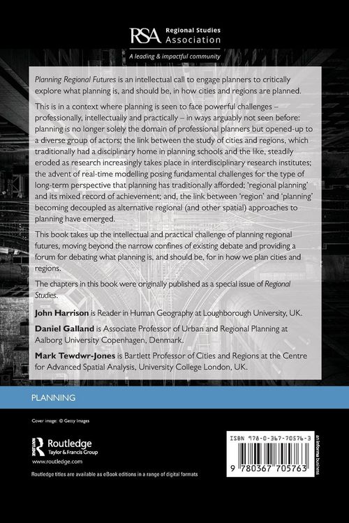 Produktbild: Planning Regional Futures