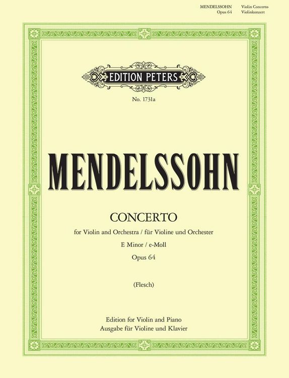 Produktbild: Violin Concerto in E minor Op. 64
