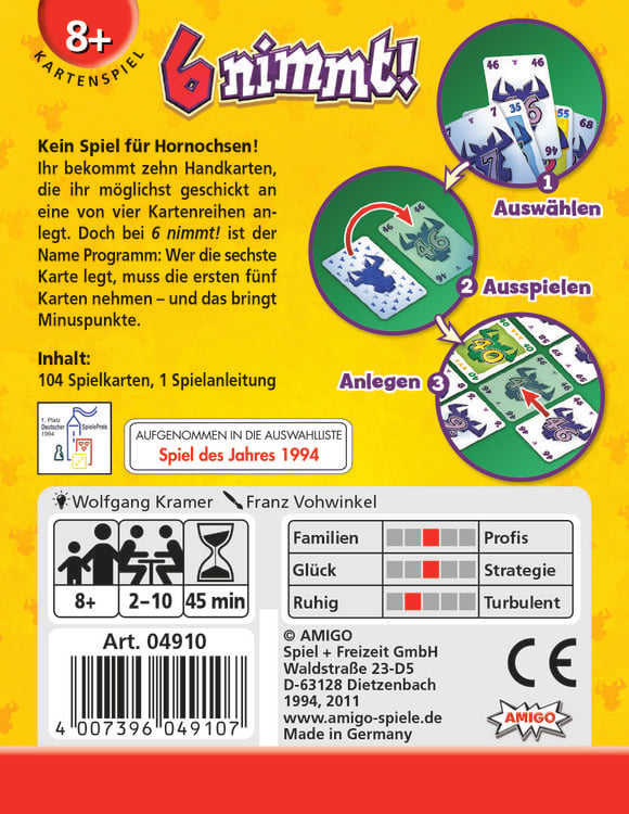 Produktbild: 6 nimmt! Kartenspiel