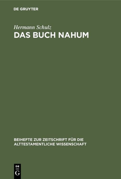 Produktbild: Das Buch Nahum