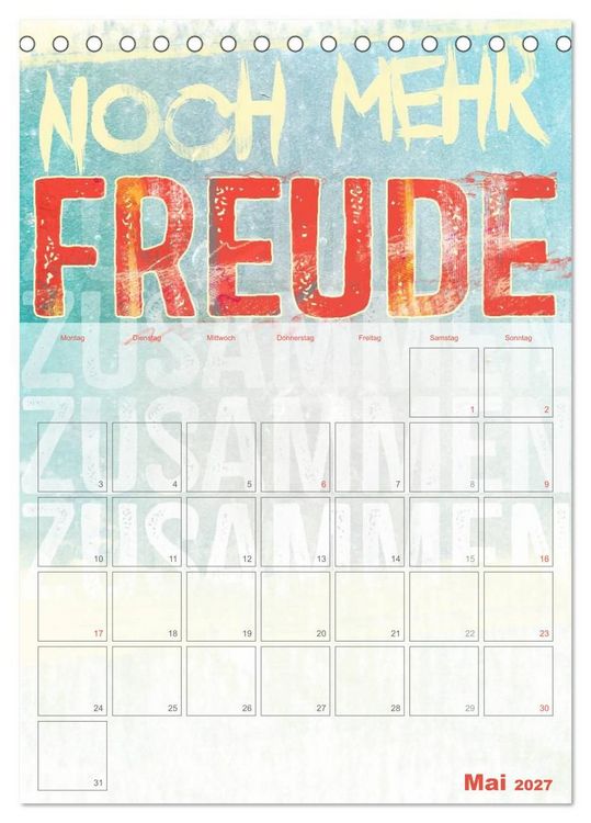Produktbild: Liebe macht gl&uuml;cklich (Tischkalender 2027 DIN A5 hoch), CALVENDO Monatskalender