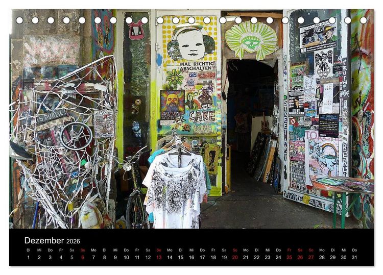 Produktbild: Alternativer Berlinkalender (Tischkalender 2026 DIN A5 quer), CALVENDO Monatskalender