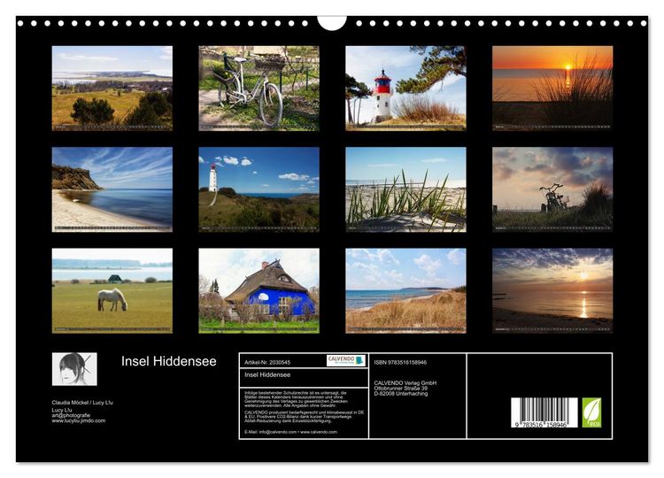 Produktbild: Insel Hiddensee (Wandkalender 2026 DIN A3 quer), CALVENDO Monatskalender