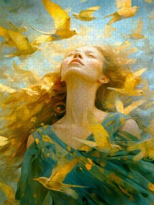 Produktbild: CALVENDO Puzzle Fantasiebild | 1000 Teile Lege-Gr&ouml;&szlig;e 64x48cm Foto-Puzzle f&uuml;r gl&uuml;ckliche Stunden
