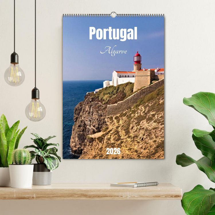 Produktbild: Portugal. Algarve (Wandkalender 2026 DIN A2 hoch), CALVENDO Monatskalender