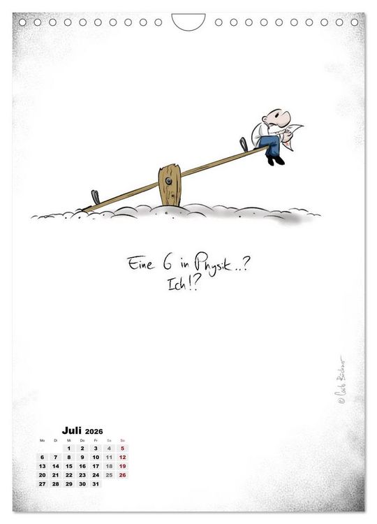 Produktbild: NEUES JAHR, NEUER SPASS... (Wandkalender 2026 DIN A4 hoch), CALVENDO Monatskalender
