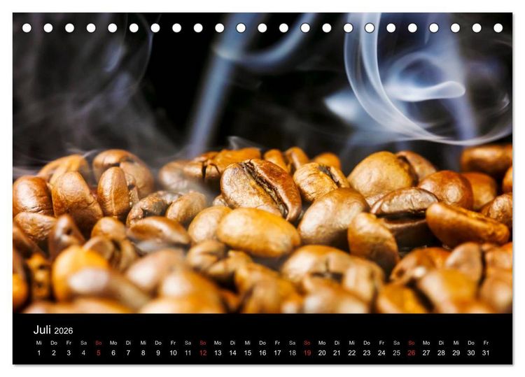 Produktbild: Kaffeezeit (Tischkalender 2026 DIN A5 quer), CALVENDO Monatskalender