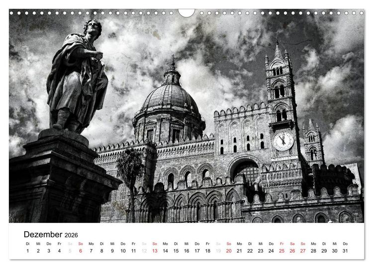 Produktbild: Silberstein portr&auml;tiert Palermo (Wandkalender 2026 DIN A3 quer), CALVENDO Monatskalender