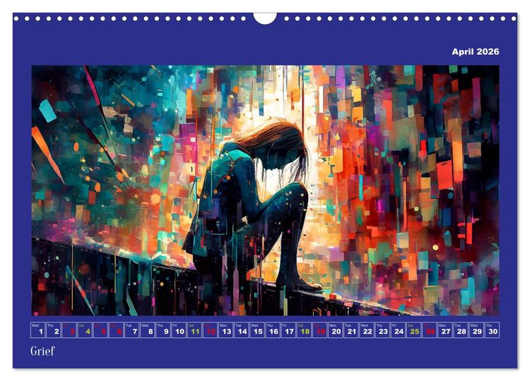 Produktbild: Pixelated Passions (Wall Calendar 2026 DIN A3 landscape), CALVENDO 12 Month Wall Calendar