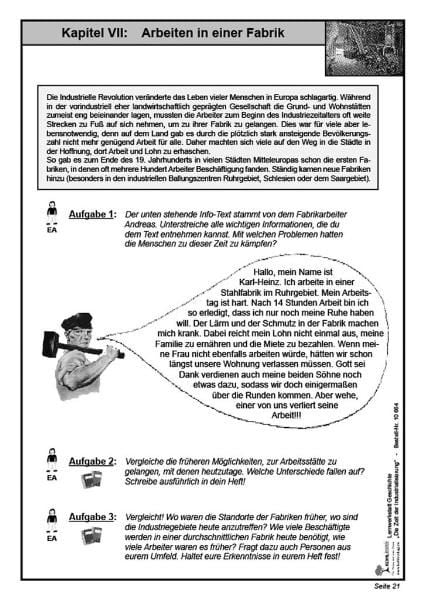 Produktbild: Lernwerkstatt Die Zeit der Industrialisierung