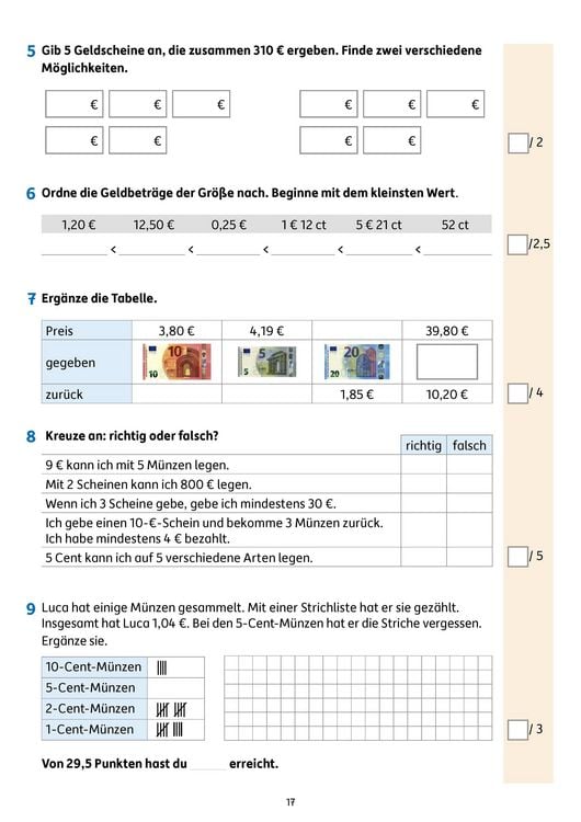 Produktbild: &Uuml;bungsheft mit Tests in Mathe 3. Klasse