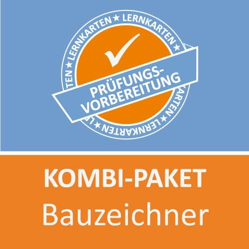 Produktbild: Kombi-Paket Bauzeichner Lernkarten