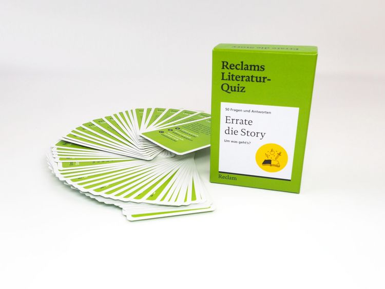 Produktbild: Errate die Story. Um was geht&rsquo;s? 50 Fragen und Antworten f&uuml;r B&uuml;chermenschen