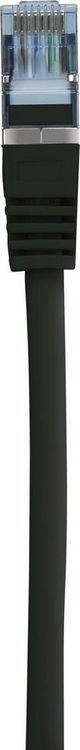 Produktbild: Renkforce RF-5047472 RJ45 Patchkabel CAT 6a S/FTP 10.00m Schwarz Flammwidrig 1St.