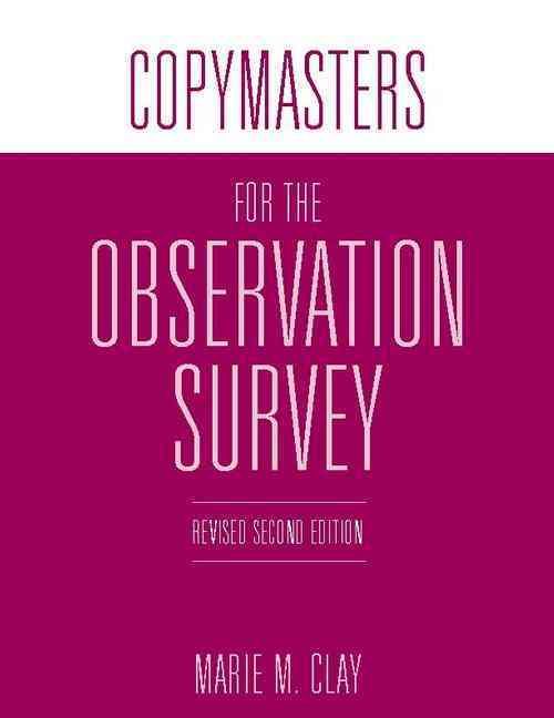 Produktbild: Copymasters for the Observation Survey