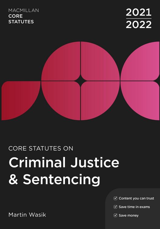 Produktbild: Core Statutes on Criminal Justice & Sentencing 2021-22